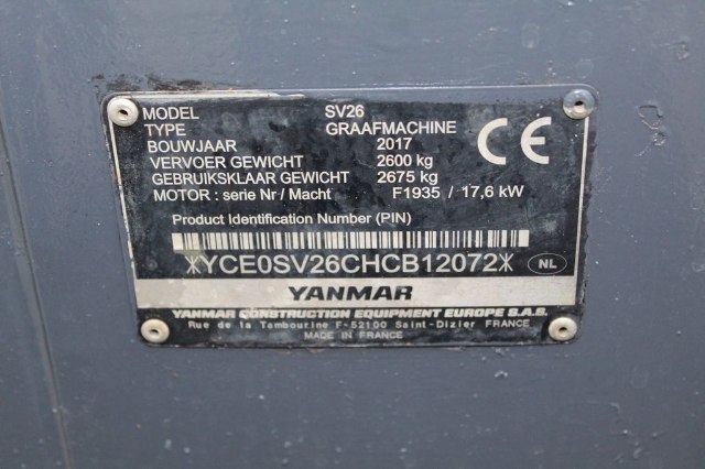 Yanmar SV Mini/Kompaktné rýpadlo